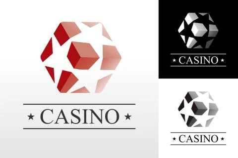 Red craps logo Stock Illustration