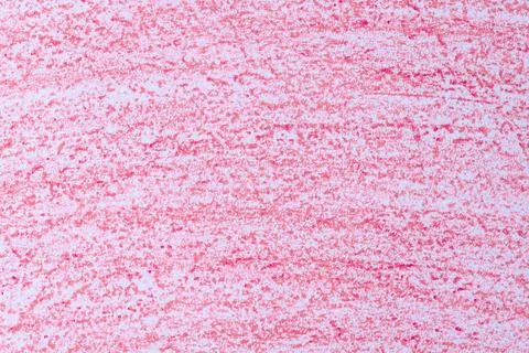 Red Crayon Scribbles Texture on White Paper Stock Photos