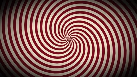 Red cream spiral patterns rotate in vintage grid. retro sunburst motion cre.. Stock Footage 346885231
