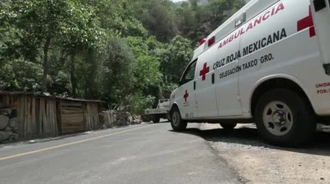 Red Cross Ambulance Stock Footage 8979927