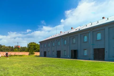 Red Cross Concentration Camp Stock Photos