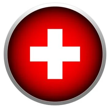 Red cross icon 스톡 일러스트