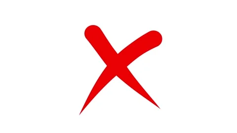 Red cross mark animation on white background. 库存影片 336630067