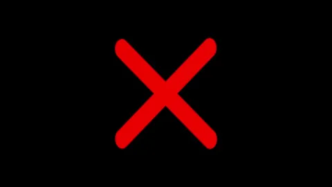 Red cross motion graphic on black screen. Vidéo 331898182
