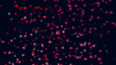 Red cross pattern striking design for websites or graphic elements 스톡 동영상 303529522