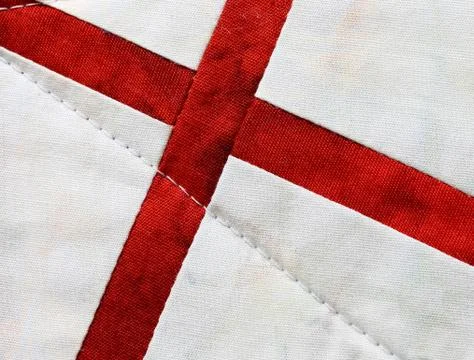 Red cross on a white background Stock Photos