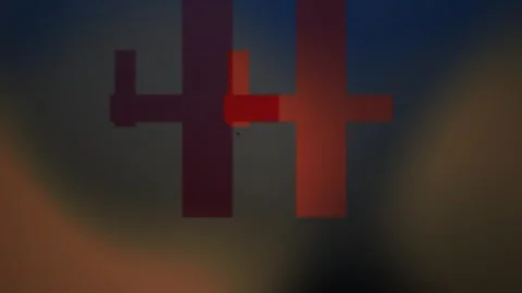 Red crosses on dark background. Vidéo 335115344