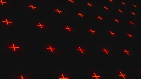 Red Crosses Elements Animation.  Stock Footage 219806070