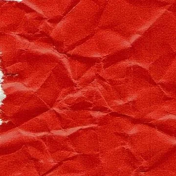 Red crumpled paper for background Stock Illustration