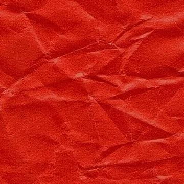 Red crumpled paper for background Stock Illustration