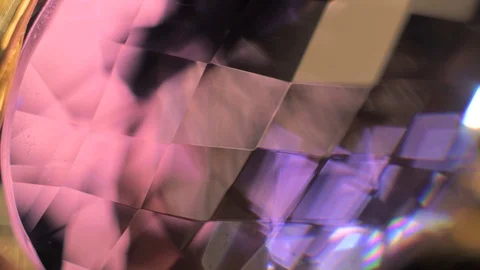 Red Crystal Closeup Video stock 92443625