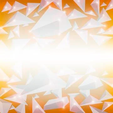 Red Crystal Pattern. Explosion of Stone Particles Stock Illustration