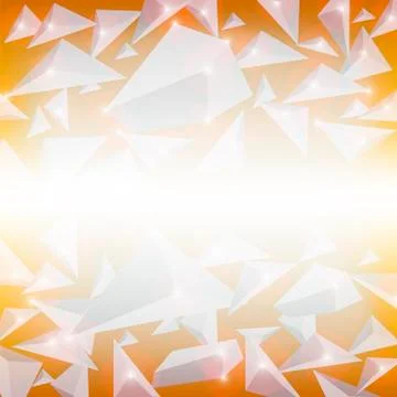 Red Crystal Pattern. Explosion of Stone Particles Stock Illustration