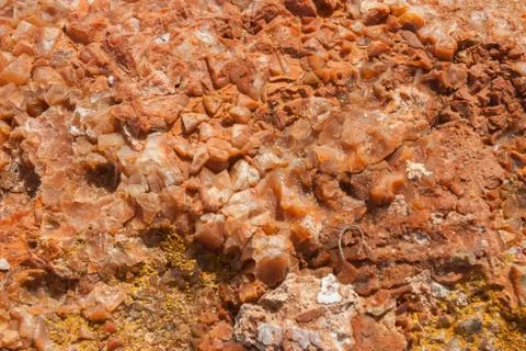 Red crystals Stock Photos