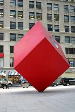 Red Cube Stock Photos
