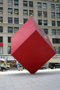 Red Cube Stock Photos