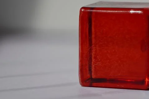 Red cube Stock Photos