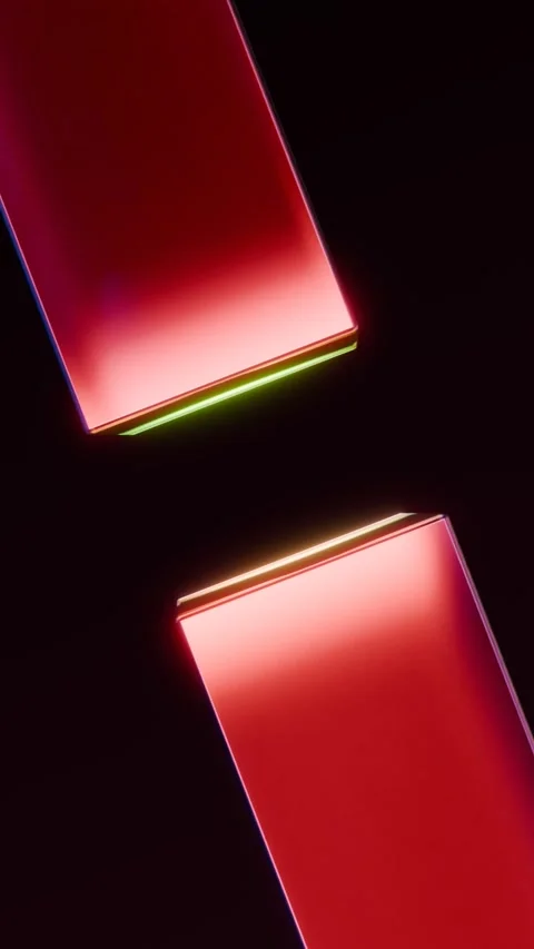 Red cubes background Stock Footage 303340957