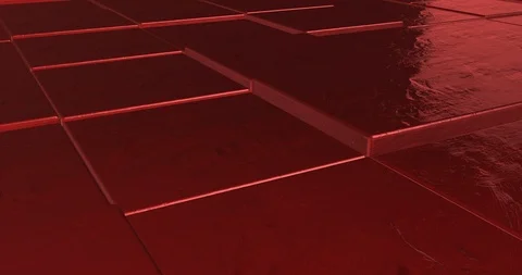 Red cubes flooring animation Stock Footage 106691066