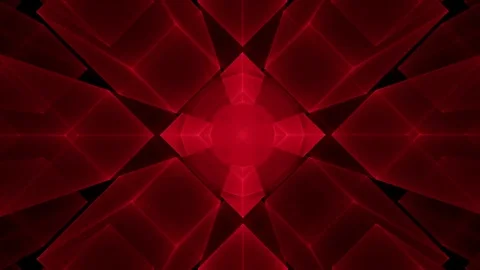 Red Cubes Rotating, Perspective Stock Footage 84781635