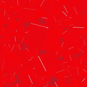 Red Cubes Seamless Pattern, 3D Illustration Stock Illustration