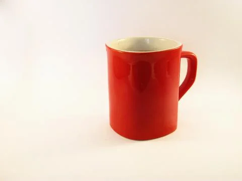 Red cup of coffee Stock Photos