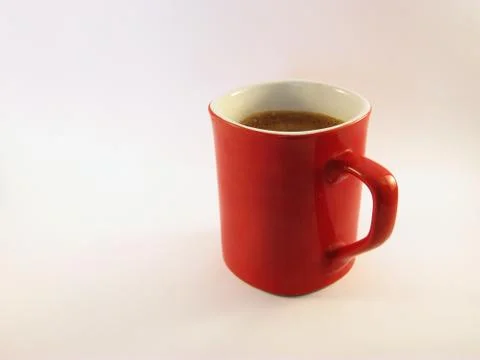 Red cup of coffee Stock Photos