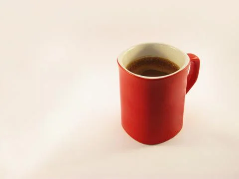 Red cup of coffee Stock Photos