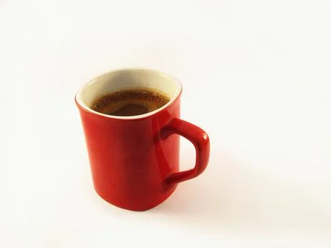 Red cup of coffee Stock Photos
