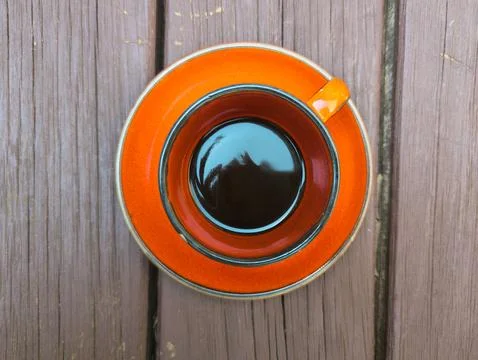 Red cup coffee Stock Photos