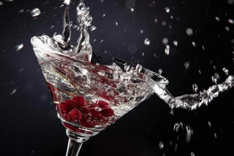 Red Currant In The Glass Stock Photos