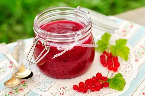 Red Currant Jam Stock Photos