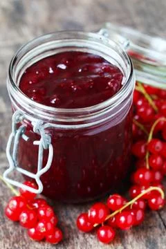 Red Currant Jam Stock Photos