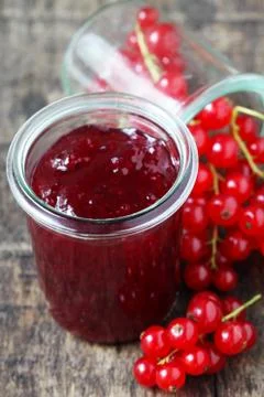 Red Currant Jam Stock Photos