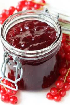 Red Currant Jam Stock Photos