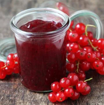 Red Currant Jam Stock Photos