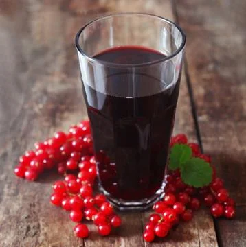 Red Currant Juice Stock Photos