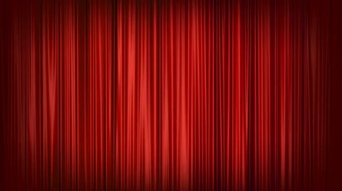 Red curtain animation background Stock Footage 54033519