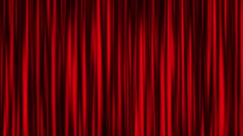 Red curtain animation Video stock 56776521