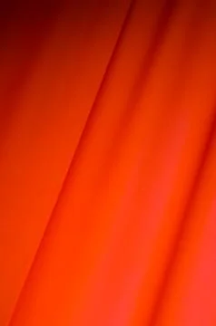 Red Curtain drape background Flag MayDay Foto stock