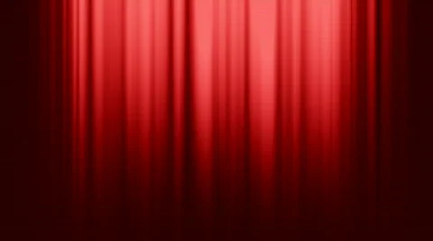 Red curtain Stock Footage 604193