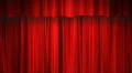 Red curtain green screen HD Footage