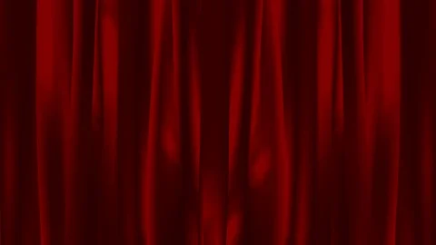 Red curtain opening with green screen background Stock Footage 127234636