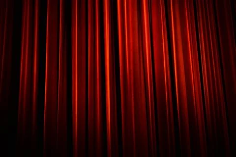 Red Curtain 写真素材