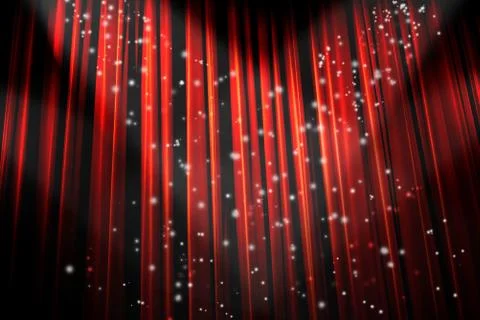 Red Curtain Stock Photos