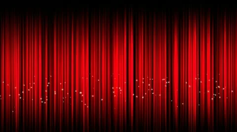 Red curtain shine Stock-Footage 11410122