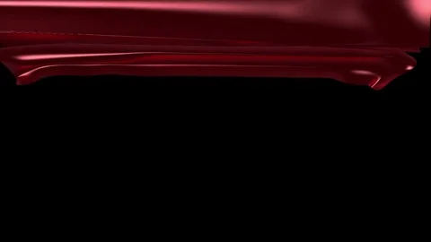 Red Curtain Simulation Stock Footage