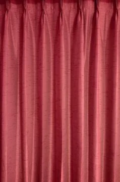 Red curtain texture background Foto stock