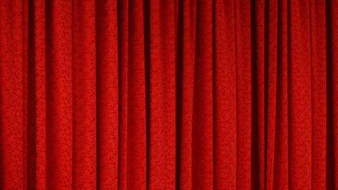 Red curtain texture background Stock Photos