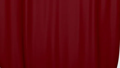 Red Curtain Transition Animation on Alpha Channel, Loop 库存影片 303458519